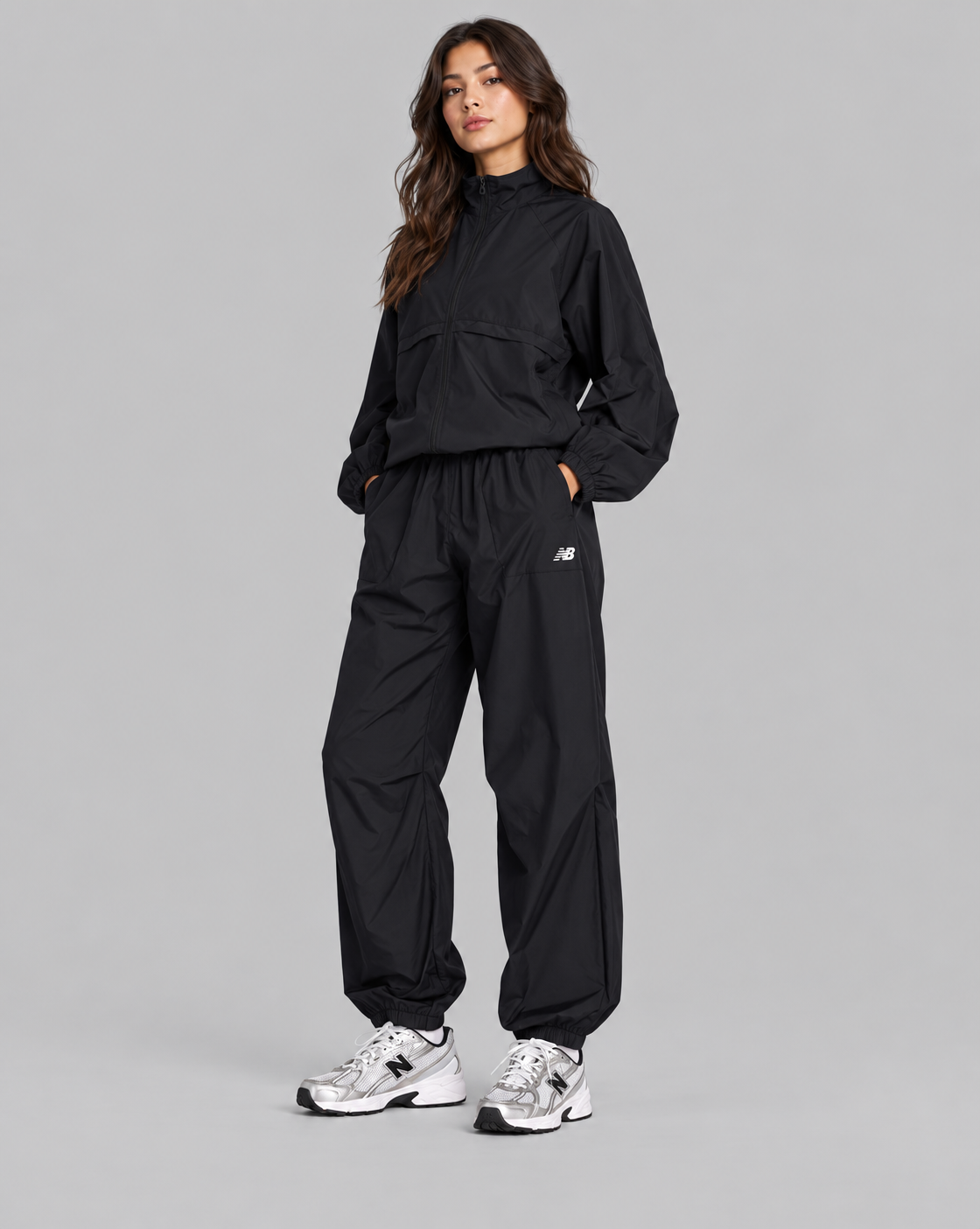 Pants New Balance Trackside Mujer WB61M1DF-BK-thumbmail-2