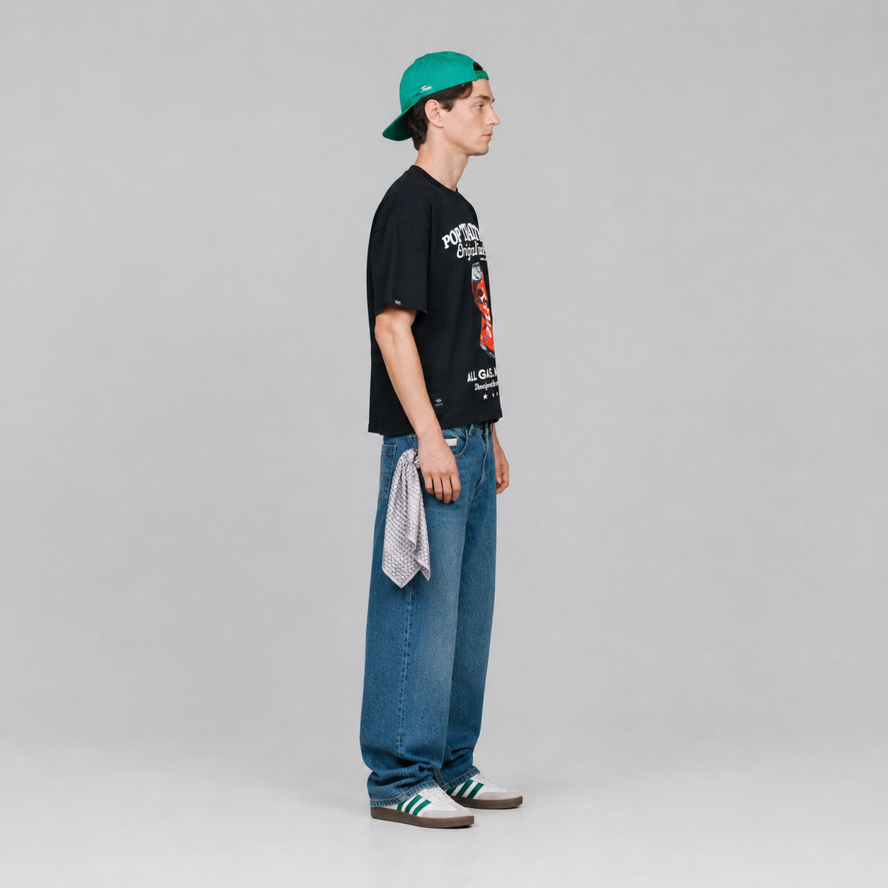 playera true Pop Taste Boxy Tee - Black-thumbmail-3