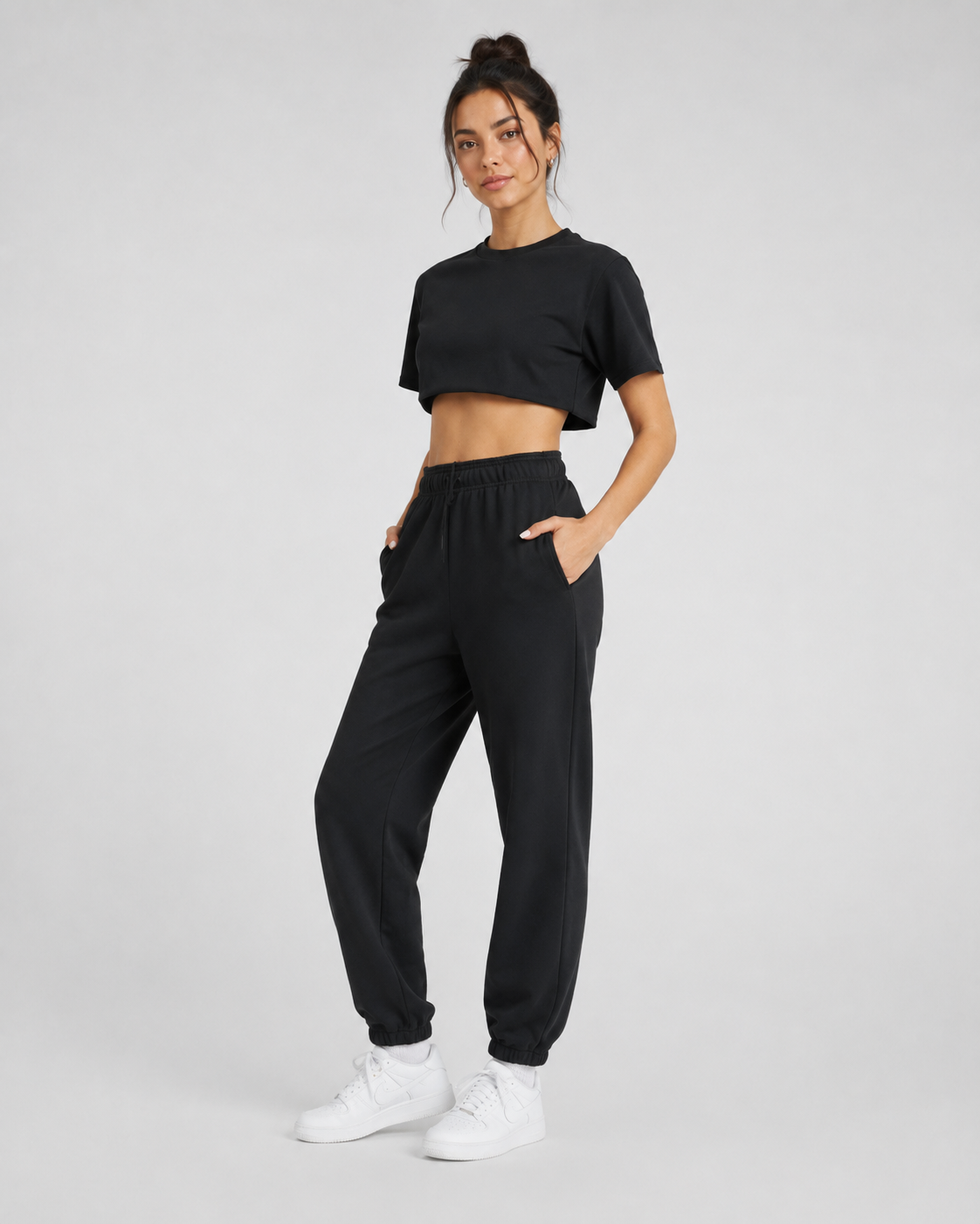 pants new balance essentials mujer wp41500-bk