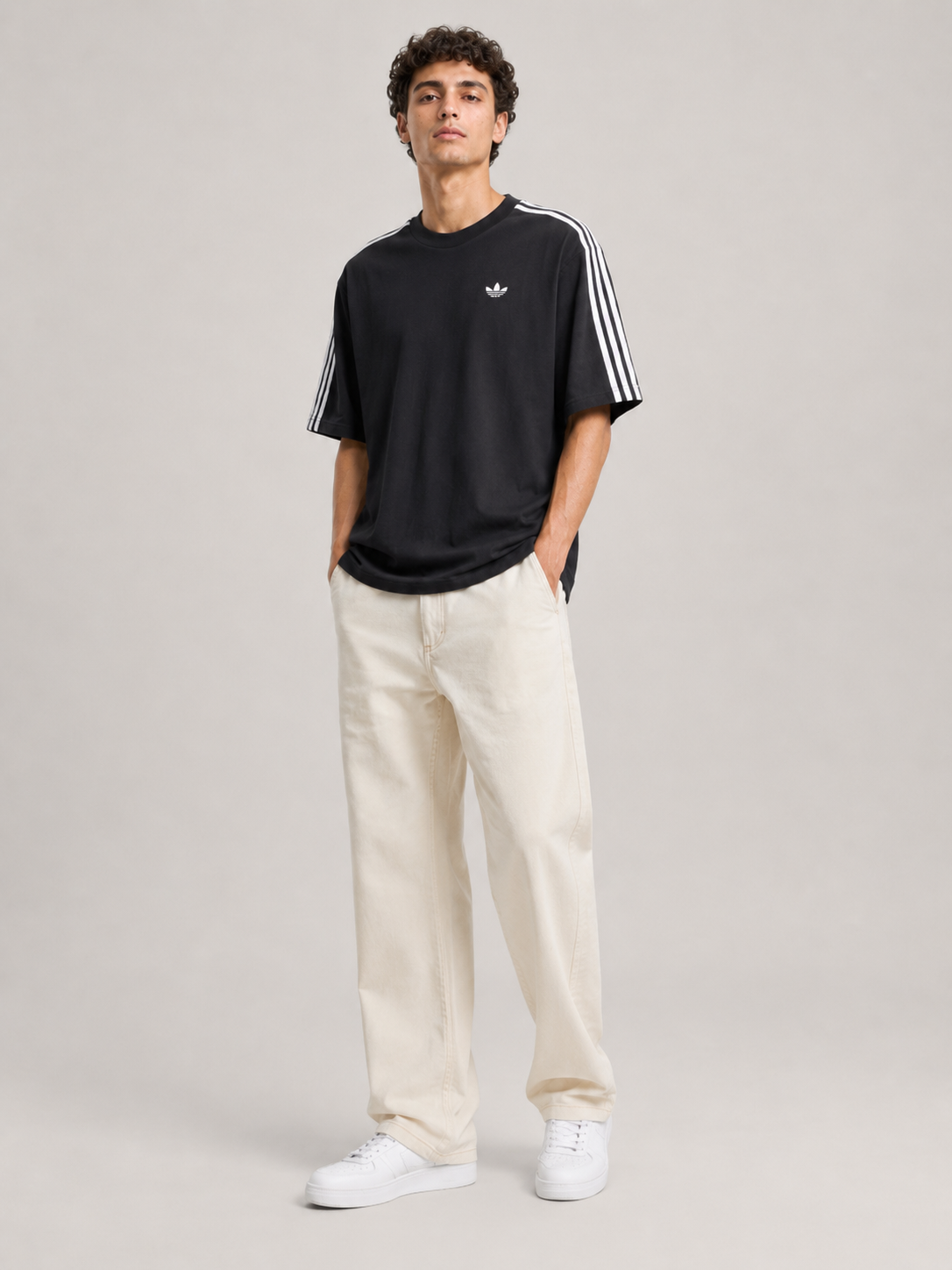 playera adidas 3s tee hombre kd4095