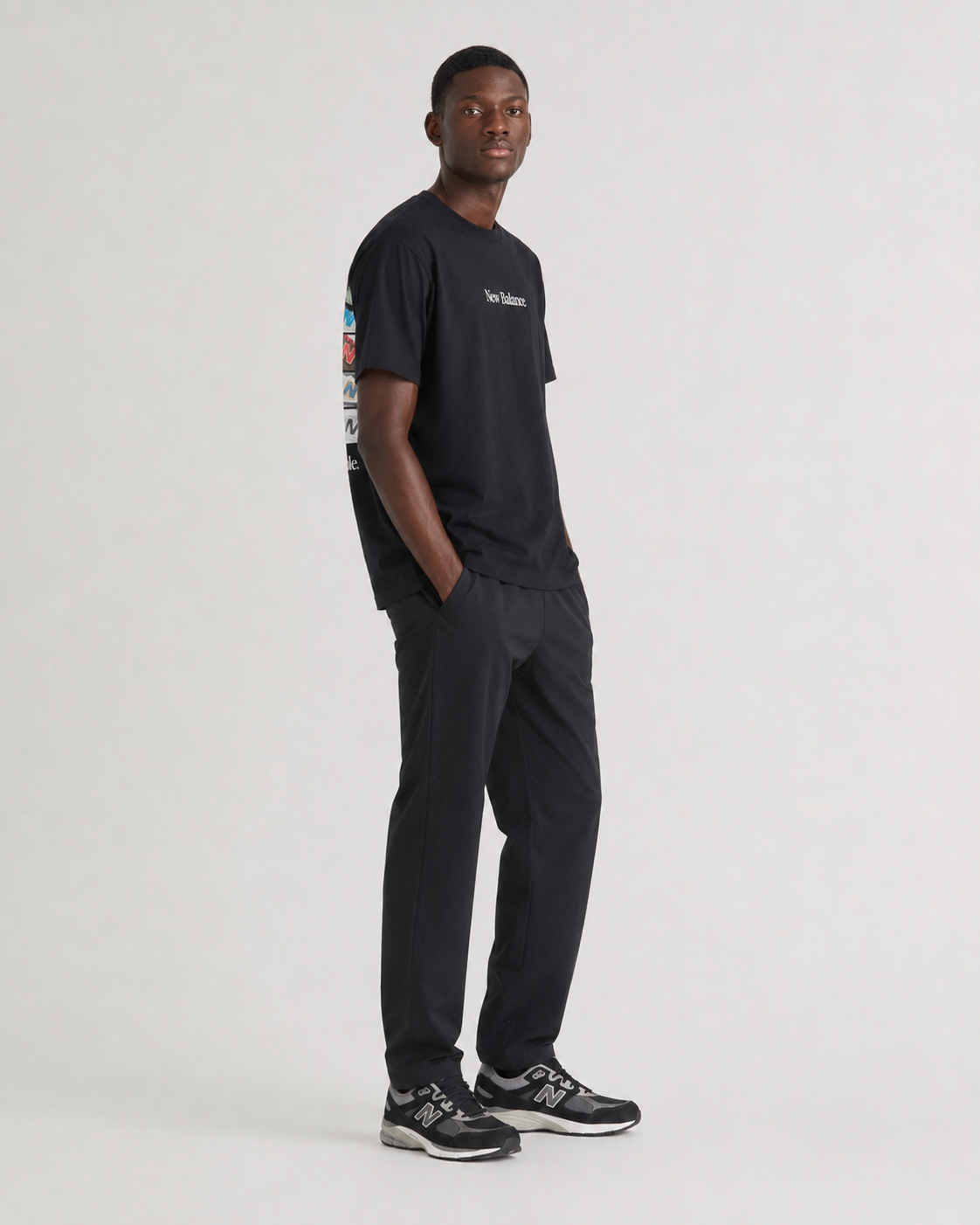 playera new balance collage hombre mt6161tq-bk