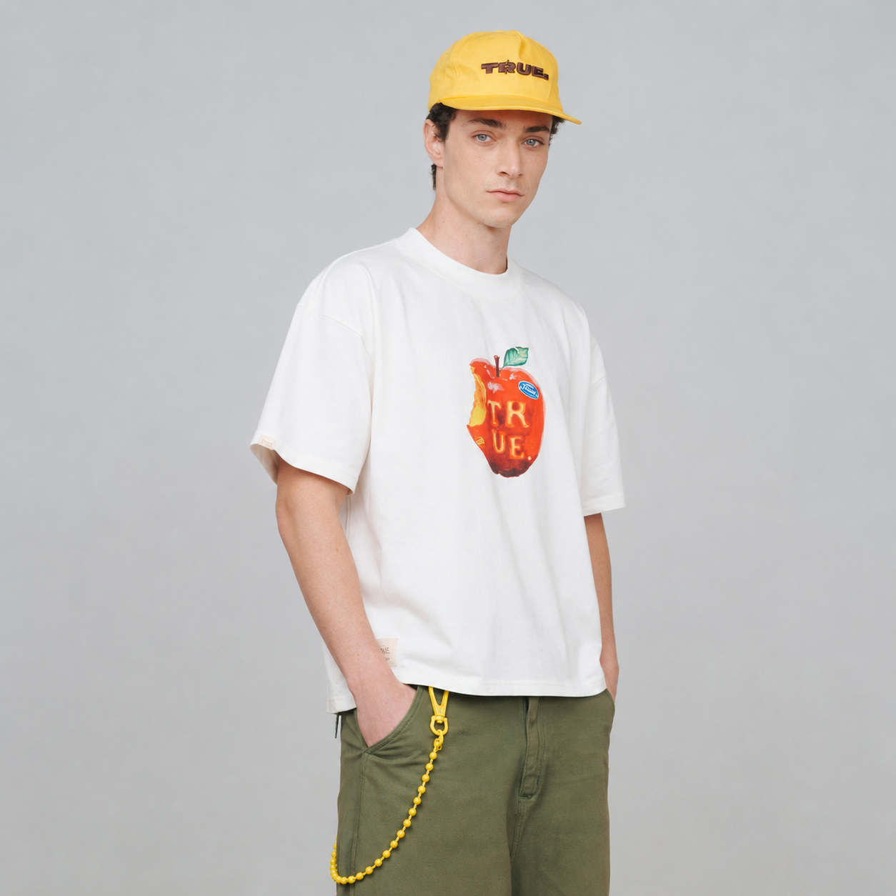 playera true Juicy Boxy Tee - Cream