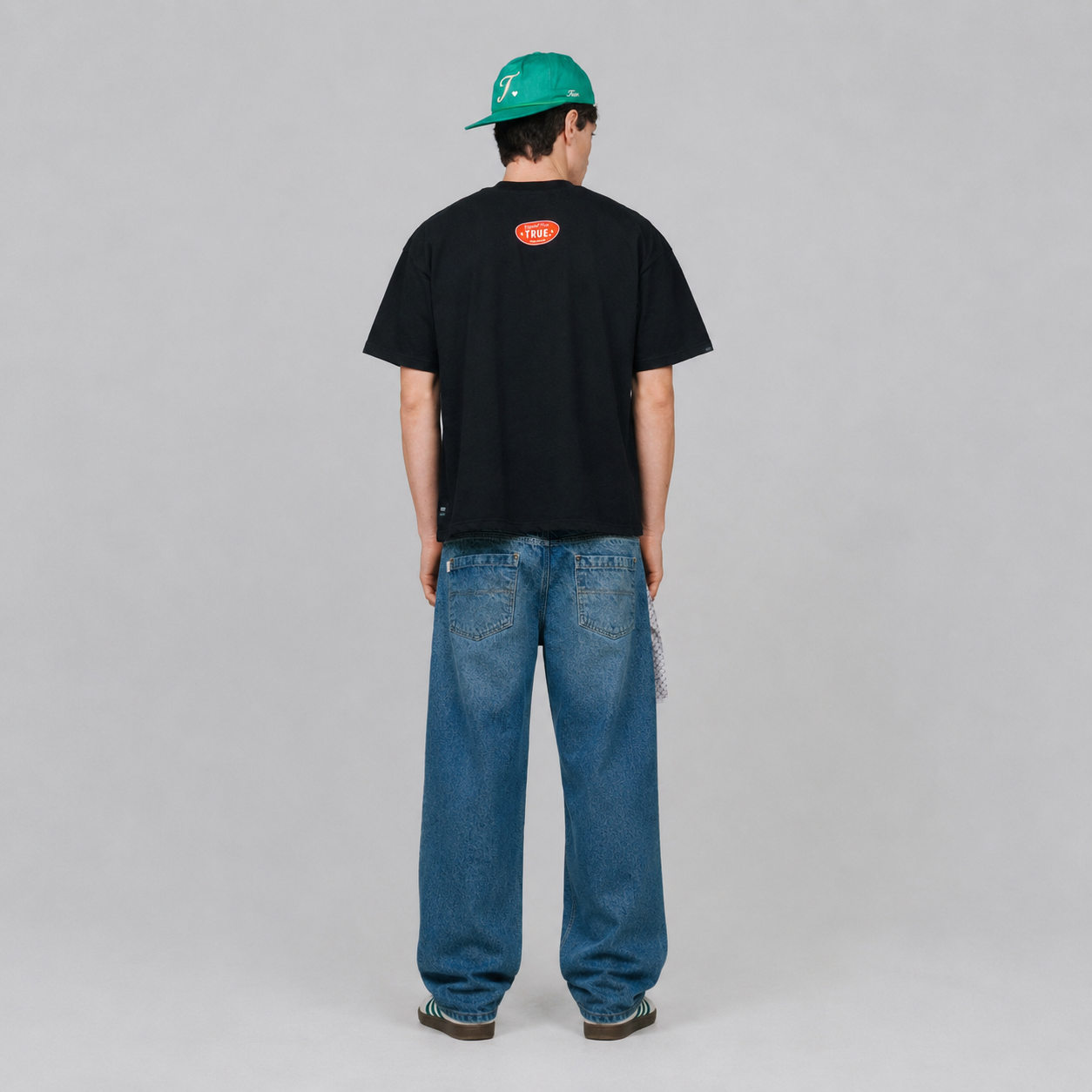 playera true Pop Taste Boxy Tee - Black-thumbmail-4