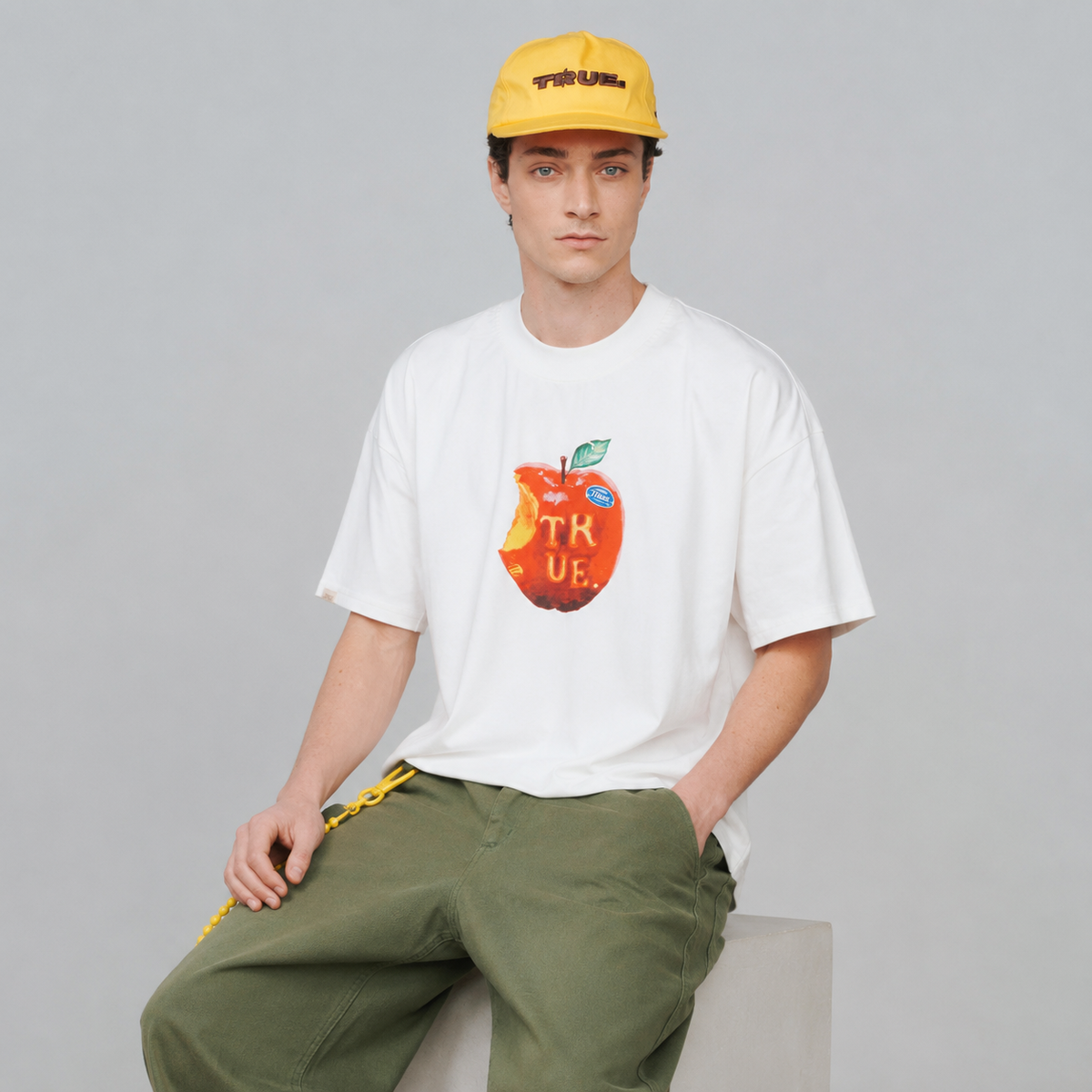 playera true Juicy Boxy Tee - Cream-thumbmail-4
