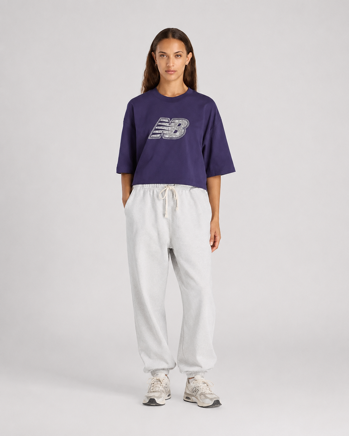 playera new balance lace mujer wt61g0iy-boy