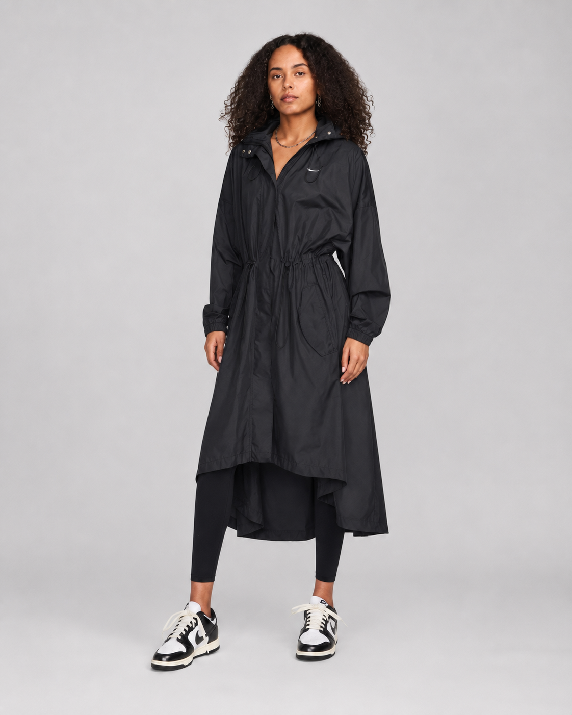gabardina nike gabardina essential mujer fn2843-010