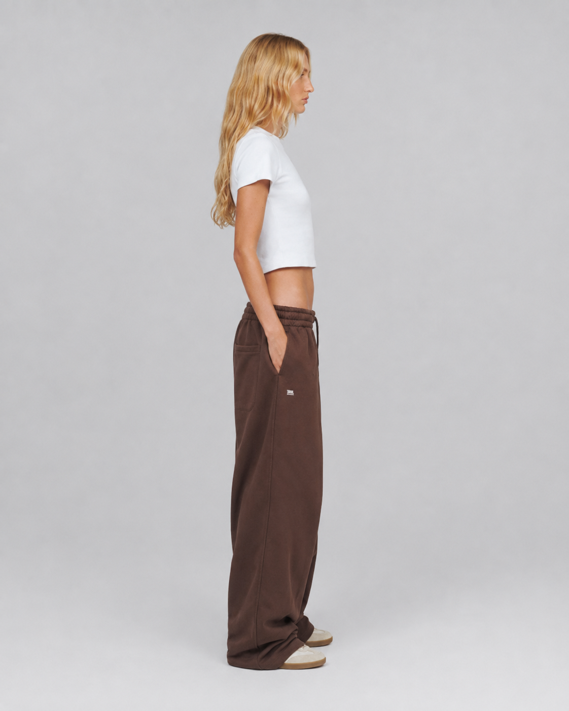 playera true Slim Ribbed Fitted Tee - White-thumbmail-3