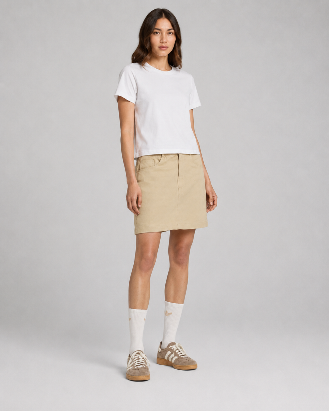 falda adidas superstar fb utility mini mujer jx8761