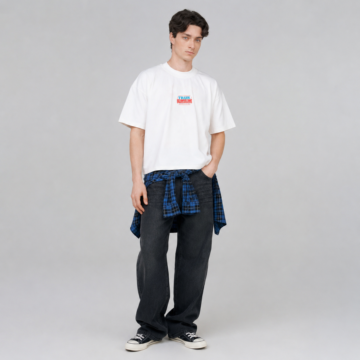 playera true Hungry Boxy Tee - Cream