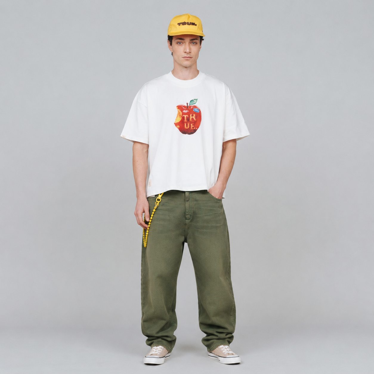 playera true Juicy Boxy Tee - Cream