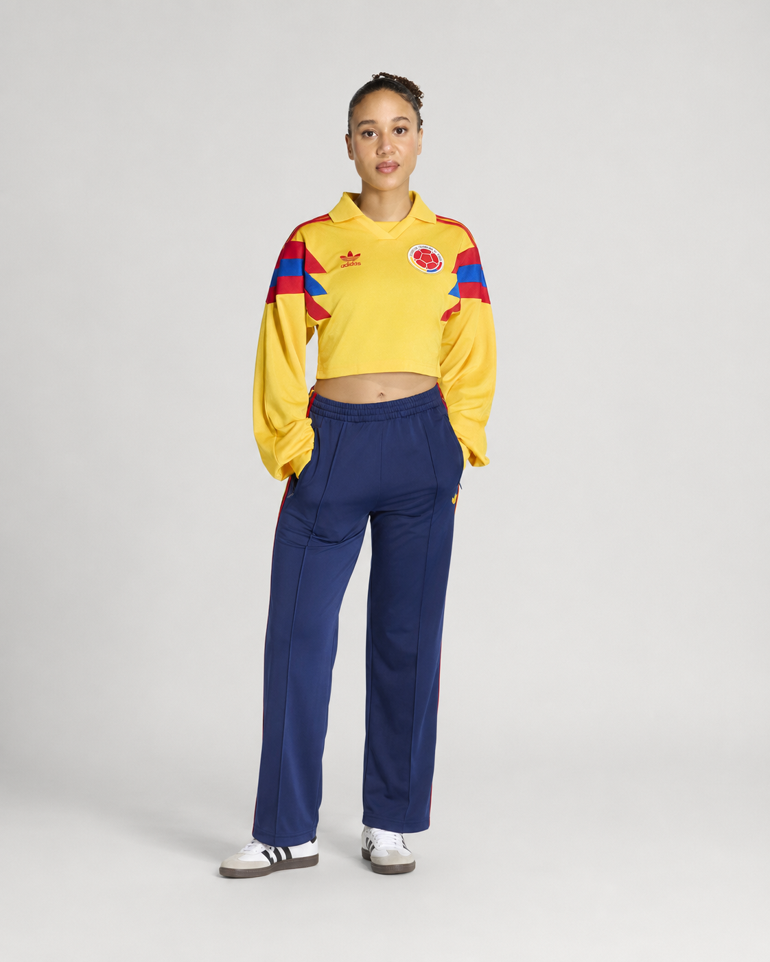 playera adidas colombia bb jsy mujer ke2299