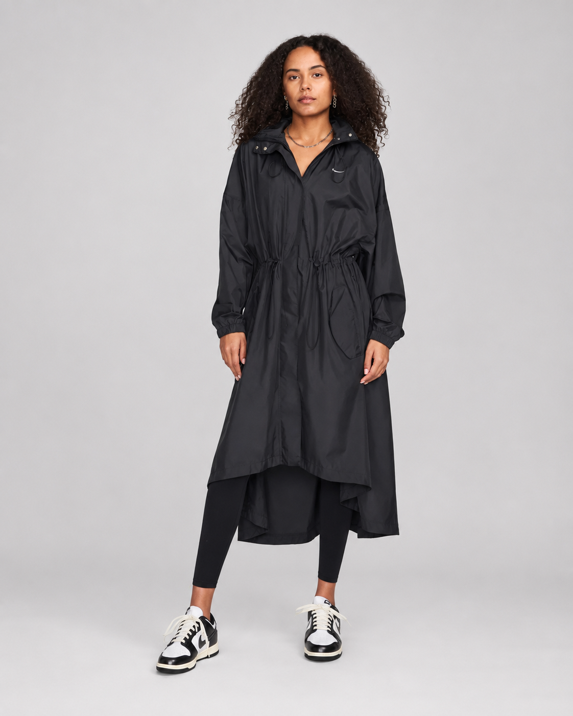 gabardina nike gabardina essential mujer fn2843-010