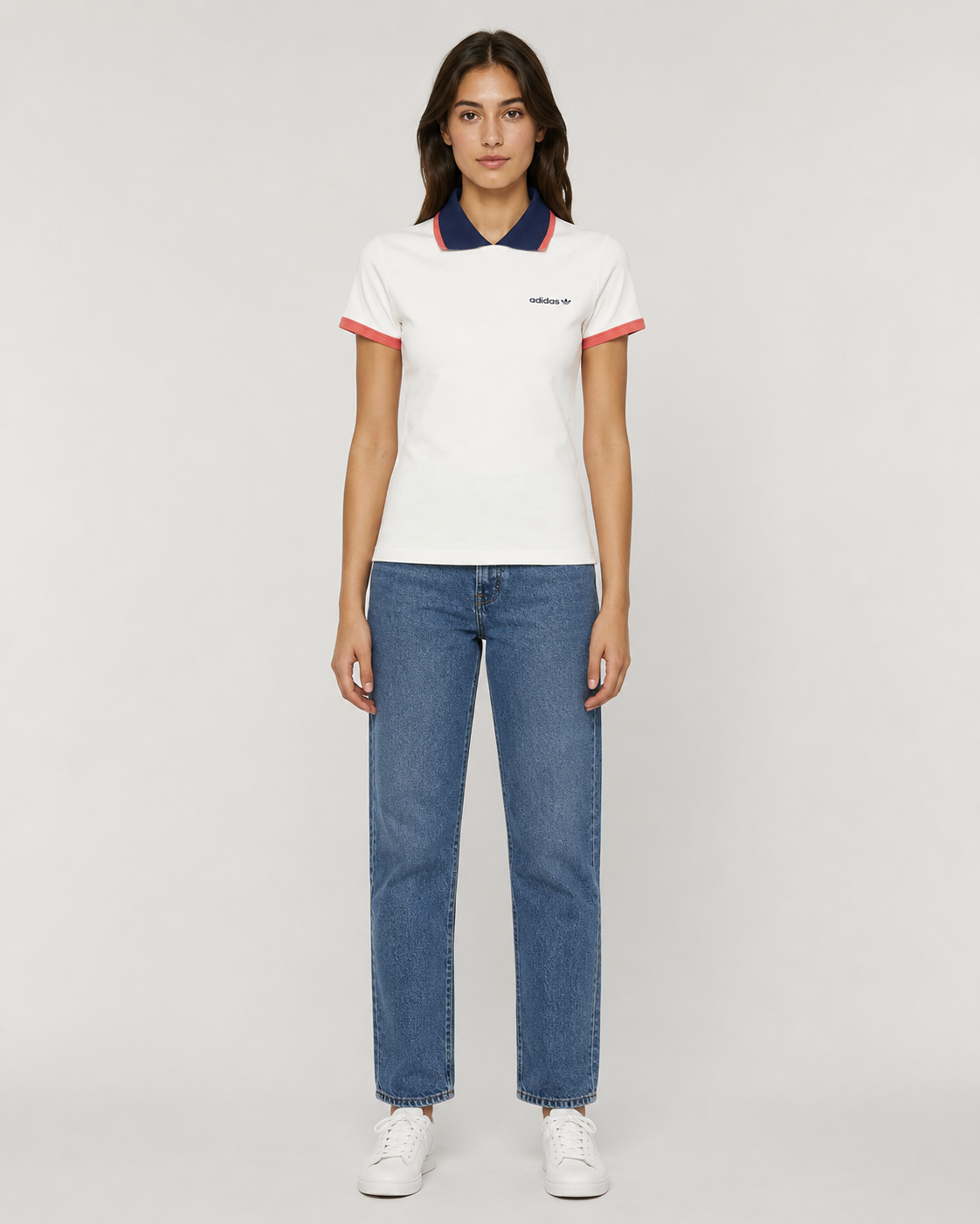 polo adidas main originals mujer jy3515