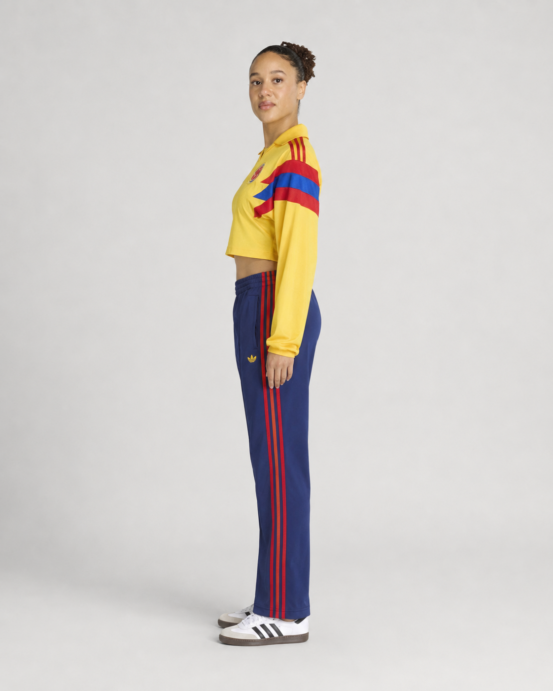 playera adidas colombia bb jsy mujer ke2299