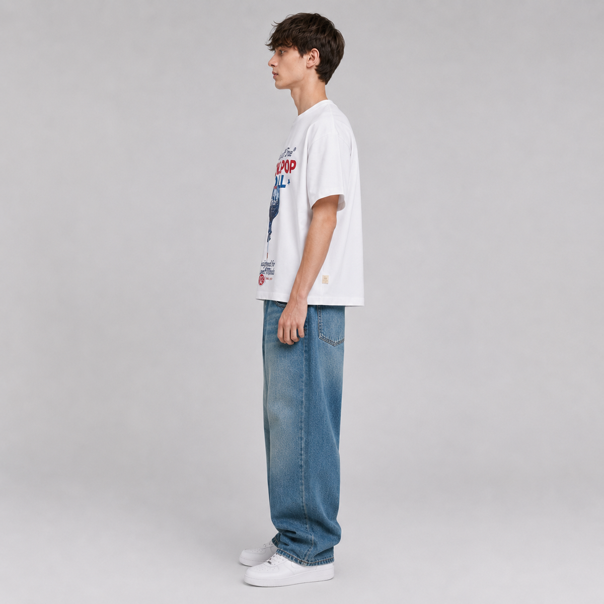 playera true Lollipop Boxy Tee - White-thumbmail-3