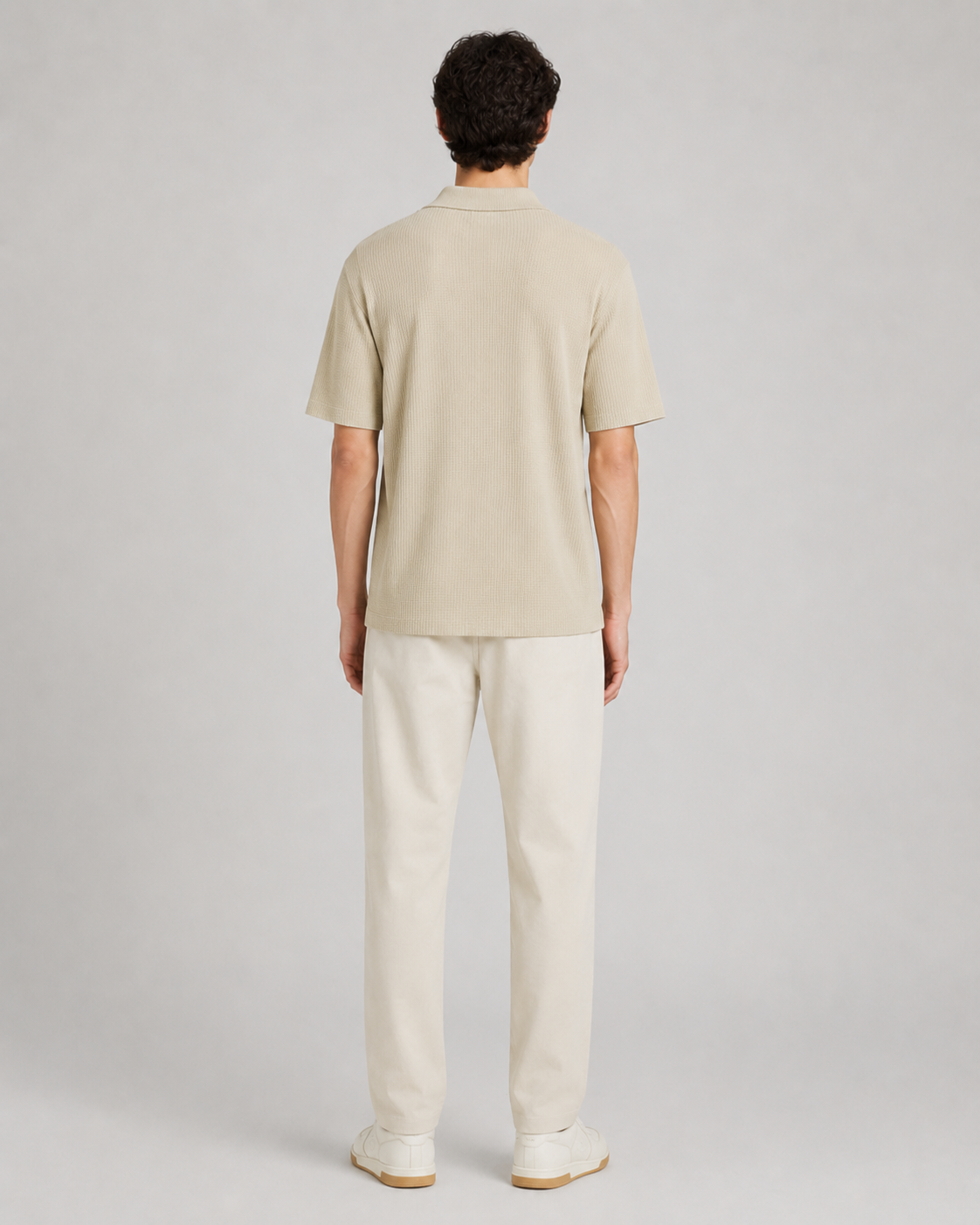 polo puma wardrobe ess boxy waffle hombre 634362 61