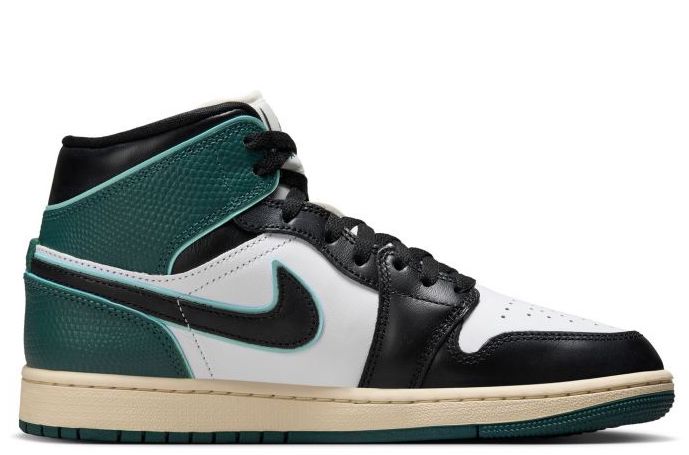sneaker nike air jordan 1 mid mujer fq7818-100